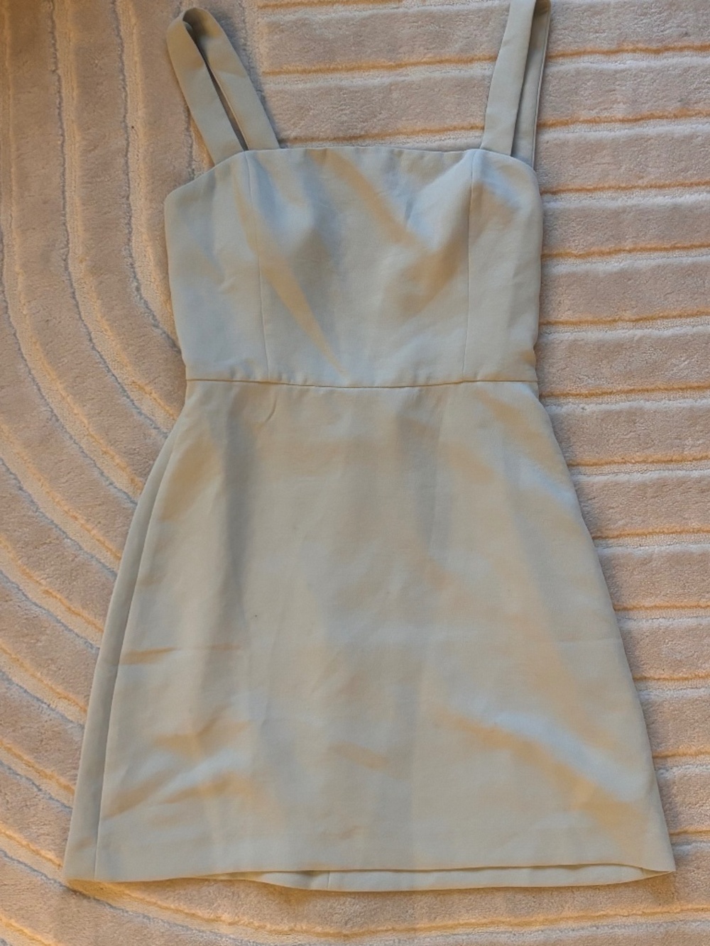 Aritzia Aperature Tie-Back Dress (pistachio)